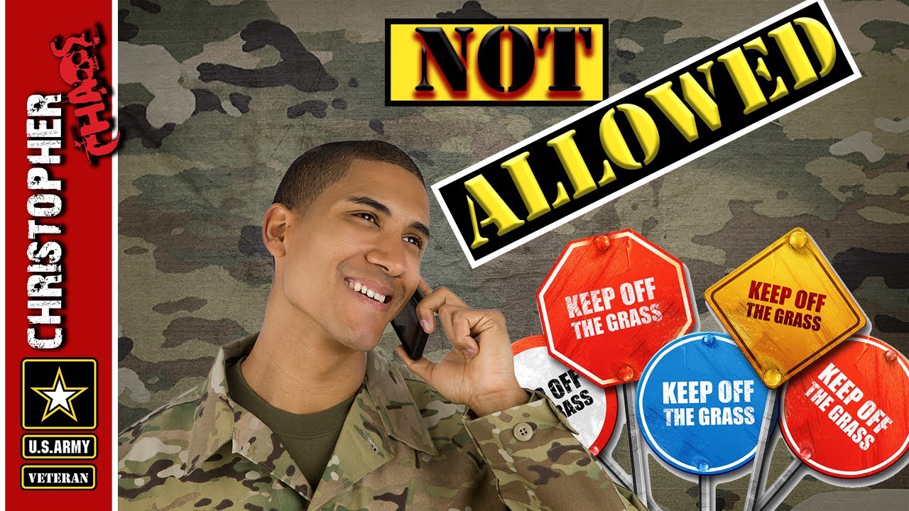 Soldiers can't do this while serving in the Army