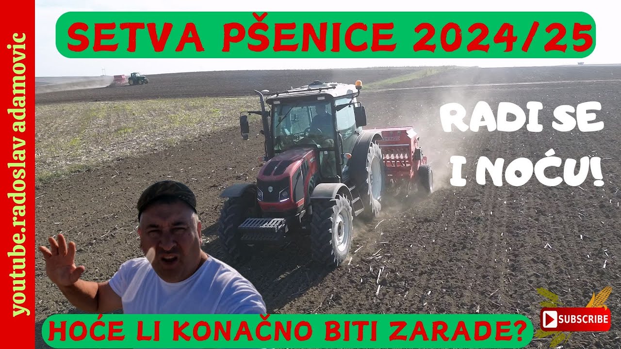 SETVA PŠENICE 2024/25: HOĆE LI KONAČNO BITI ZARADE?; WHEAT SOWING: WILL THERE FINALLY BE PROFITABLE?
