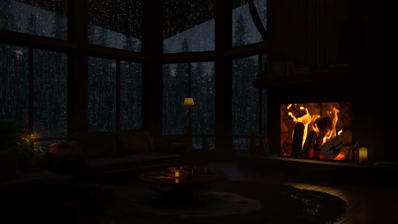 Long Natural Rainstorm Ambience 🌧️ Continuous Heavy Rain Noise for Focus and Work
