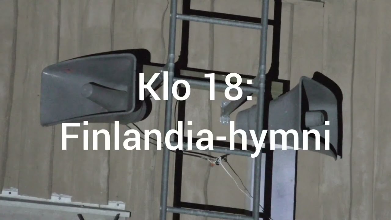 🇫🇮Itsenäisyyspäivän spesiaali 2025: Maamme-laulu ja Finlandia-hymni väestöhälyttimellä soitettuna