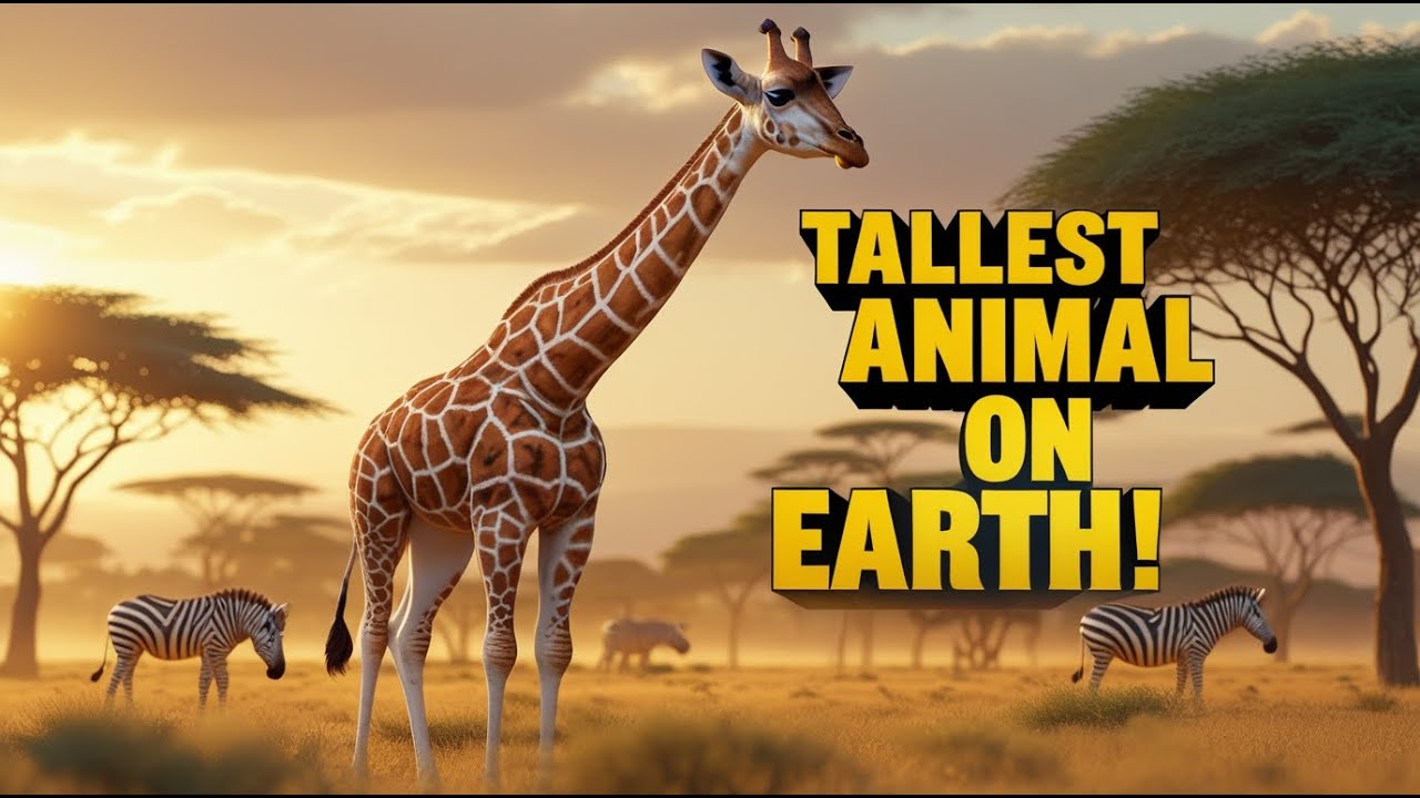 The Tallest Animal on Earth 🦒 | Mind-Blowing Giraffe Facts in 3D | Wild School 3D”