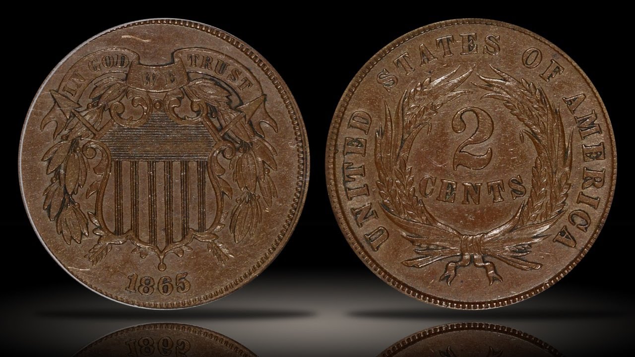 1865 Two Cents ICG VF35 Great Coin Likely Undergraded and Slight Off-Center Mint Error 2c