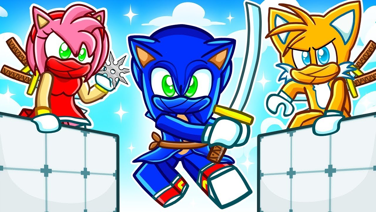 SONIC et SES AMIS Deviennent des NINJAS sur ROBLOX !