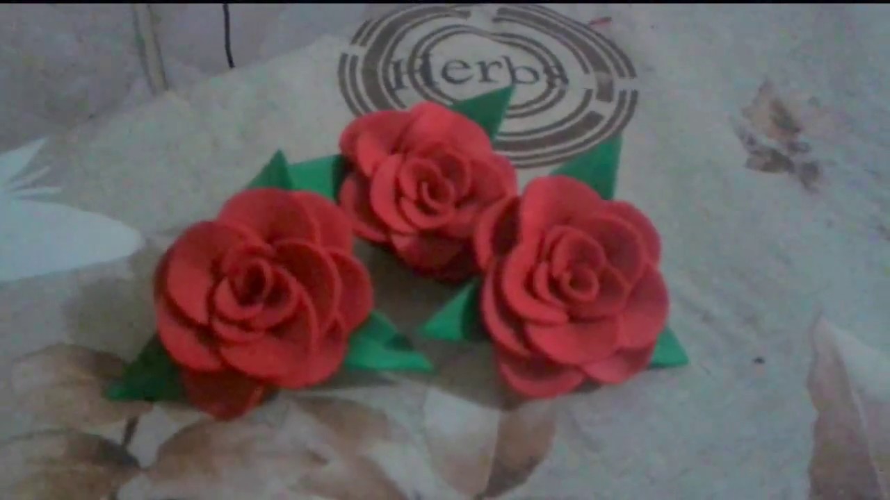 PAP Flor de Eva fácil e sem frisador - Foamy o goma Eva