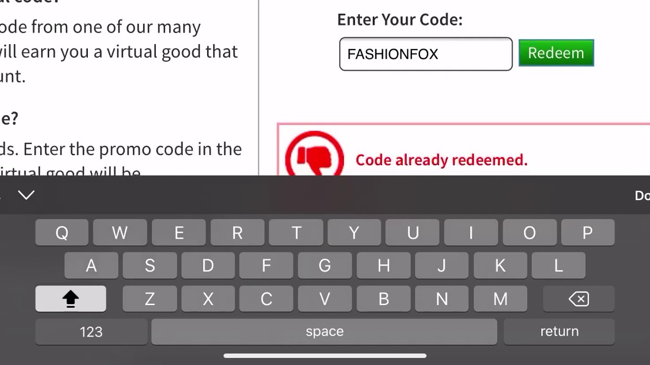 ROBLOX INSTAGRAM ITEMS: ALL PROMO CODES