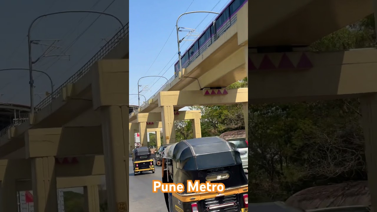 Pune metro #pune #travel #view #metro #mahametro#bridge #punekar #views#sky #weather