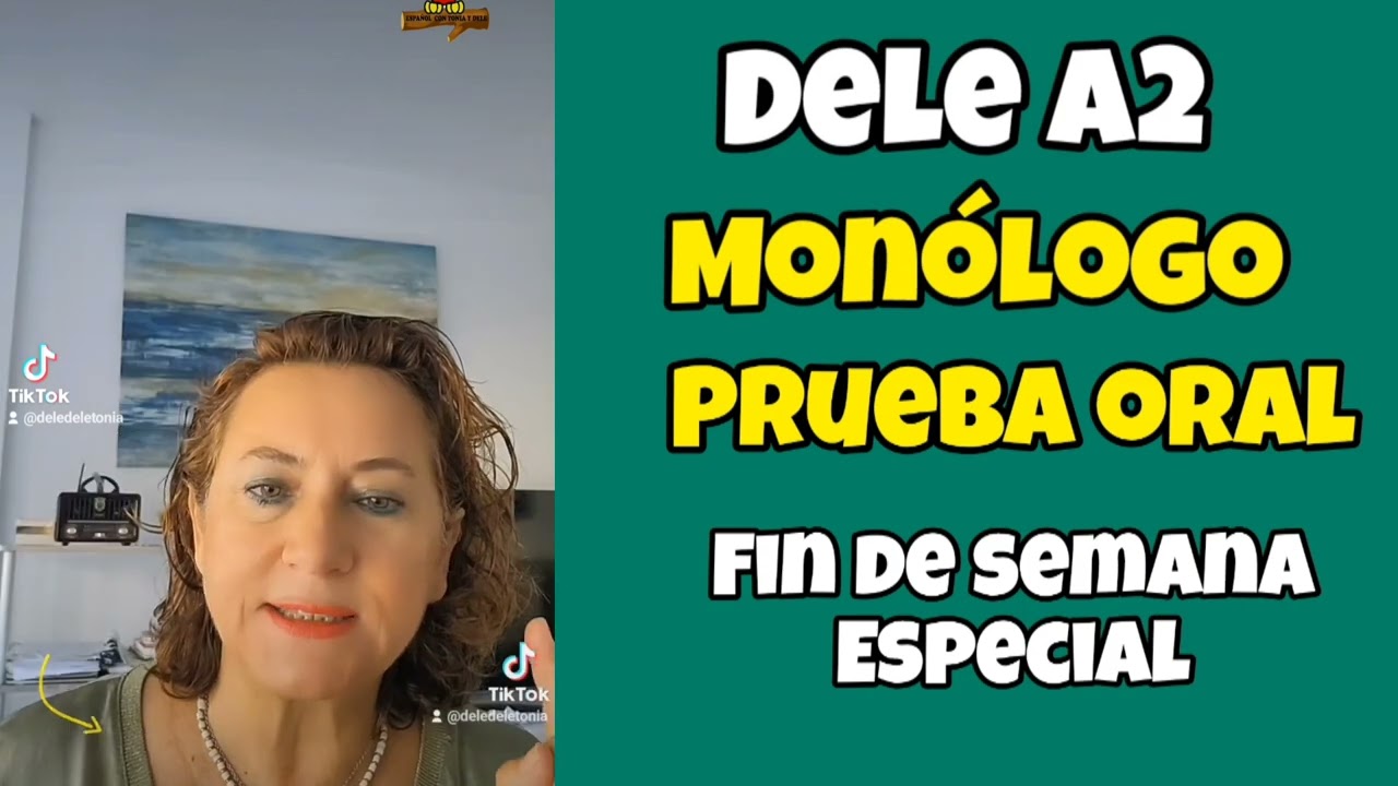 PRUEBA ORAL MONÓLOGO 😝🤑 un finde especial
