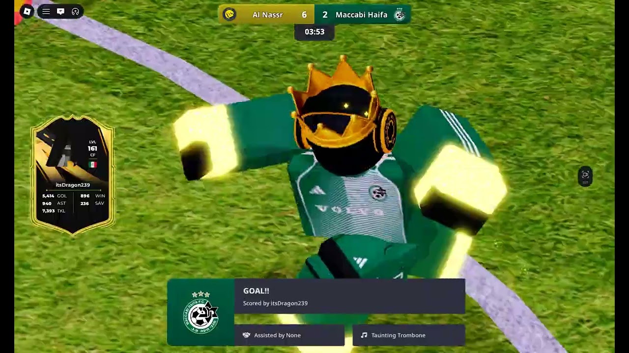 FIFA SUPER LEAGUE SOCCER AL NASSR VS MACABBI HALFA.