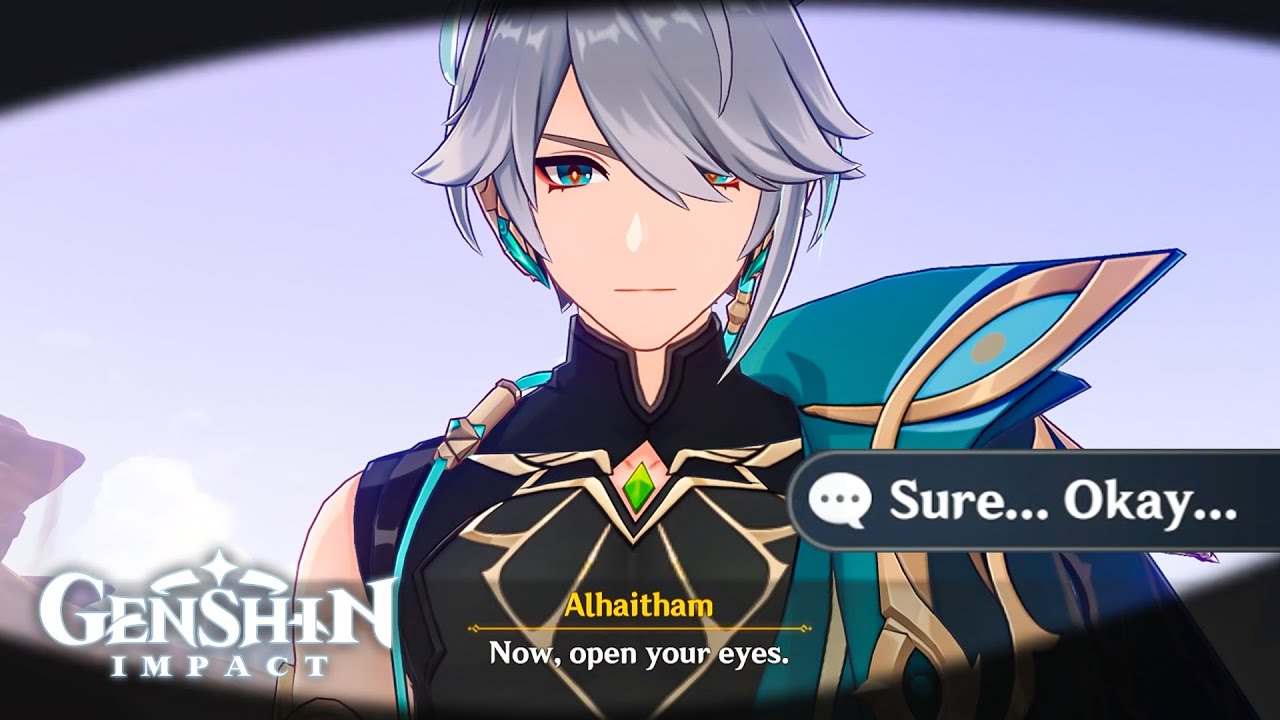 ALHAITHAM Wakey Wakey Cutscene Genshin Impact Archon Quest
