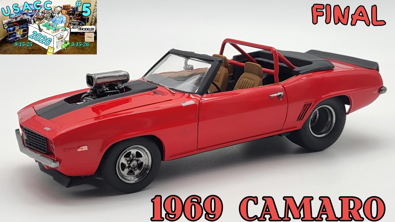 Revell - monogram 1969 Camaro / 2026 USACC group build final review)