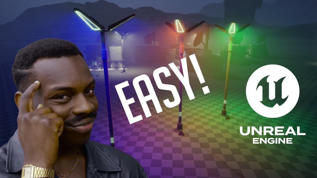 Easy multi-light controls using Unreal Engine's Blueprints!