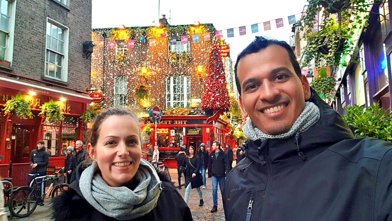 COMO SÃO AS LUZES DE NATAL DE DUBLIN,  CAPITAL DA IRLANDA