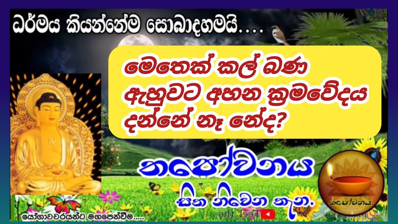 අනත්ත ලක්ඛන සූත්‍රය සරල බසින් බිනර පෝය දින 17/09/2024 #Thapowanaya සිත නිවෙන තැන 🏵