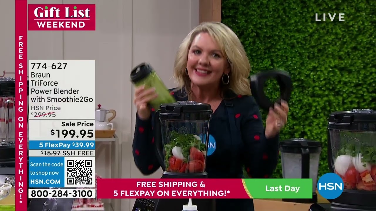 Braun TriForce Power Blender with Smoothie2Go