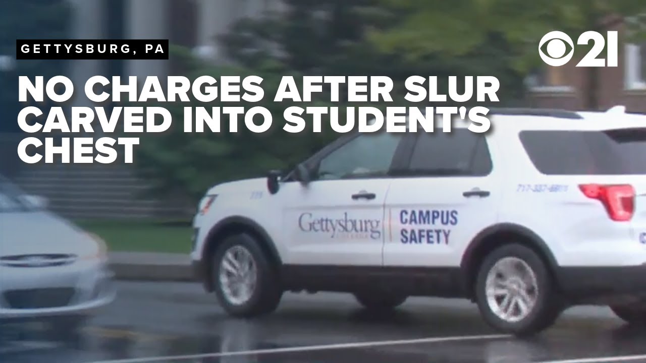 No charges after slur carved into chest of now dismissed Gettysburg College swimmer