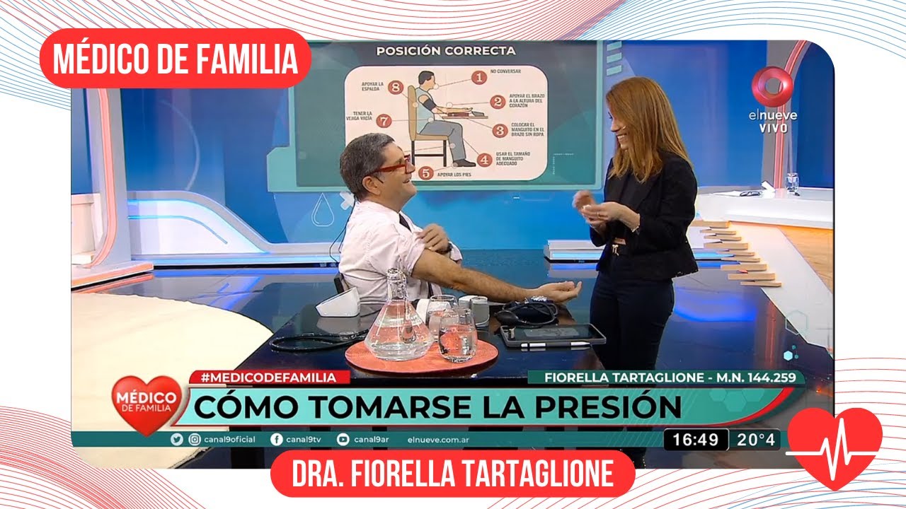 Cómo tomarse la presión | Médico de familia | Dr. Jorge Tartaglione | Dra. Fiorella Tartaglione