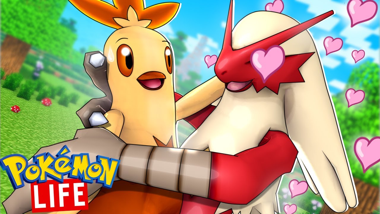 Minecraft - Pokémon VIDA : BLAZIKEN A NOVA NAMORADA DE COMBUSKEN ! EP 5