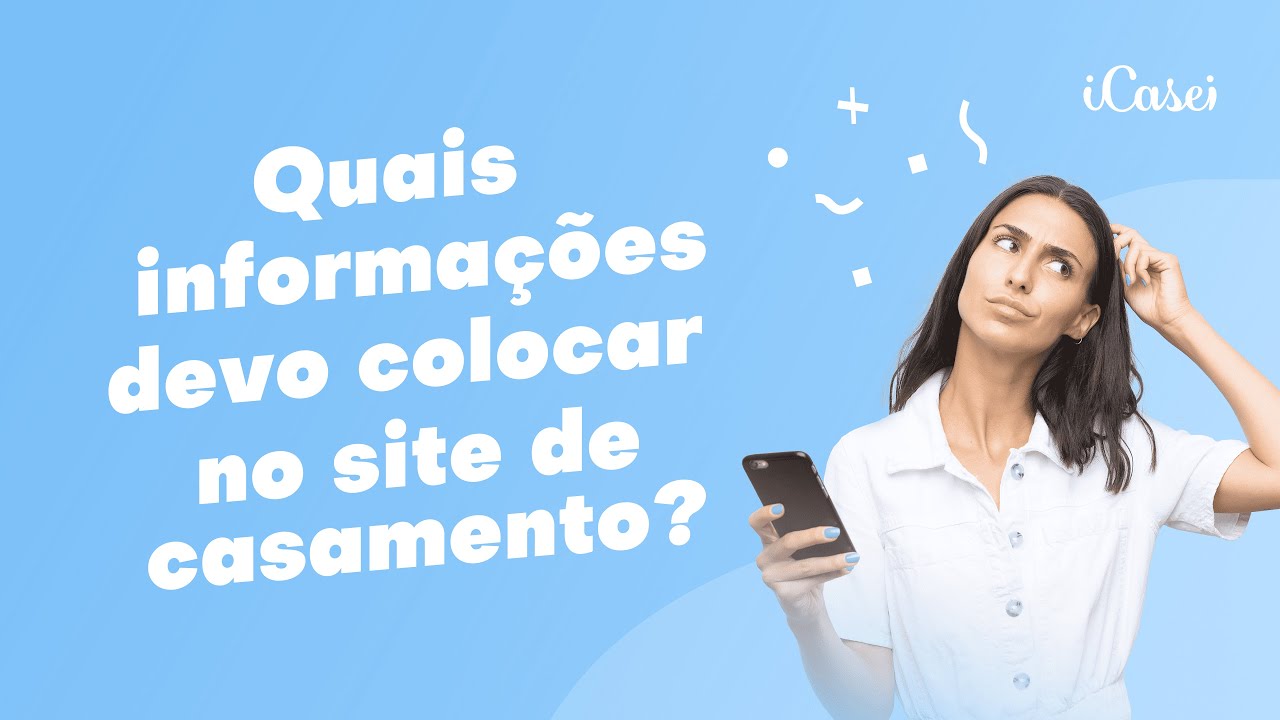 Quais informações colocar no site de casamento?