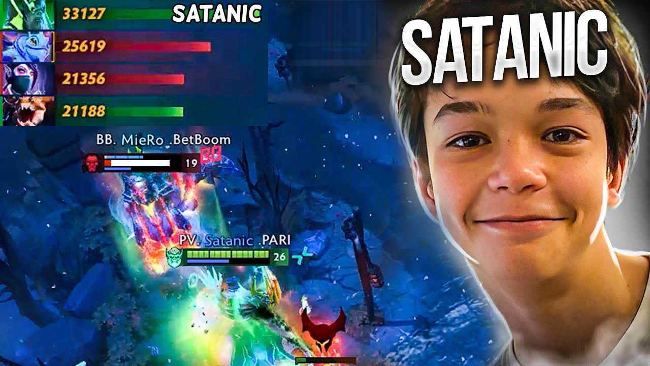 Satanic буквально делает NECROPHOS'а керри в профессиональной игре🔥🔥
