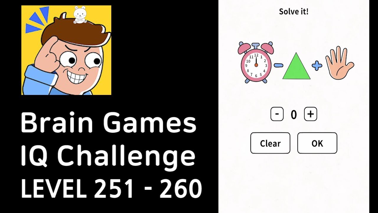 Brain Games IQ Challenge Level 251-260 Walkthrough (GAMEJAM)