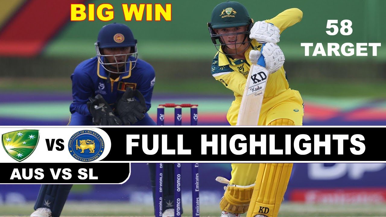 FULL HIGHLIGHTS | AUSTRALIA VS SRI LANKA ICC U9 WORLD CUP 2026 MATCH HIGHLIGHTS | AUS VS SL 2026