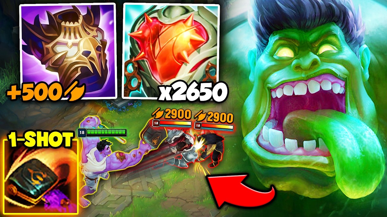 DR. MUNDO WITH 500 AD SMACKS YOU INTO ANOTHER DIMENSION (ONE SHOT WITH E)