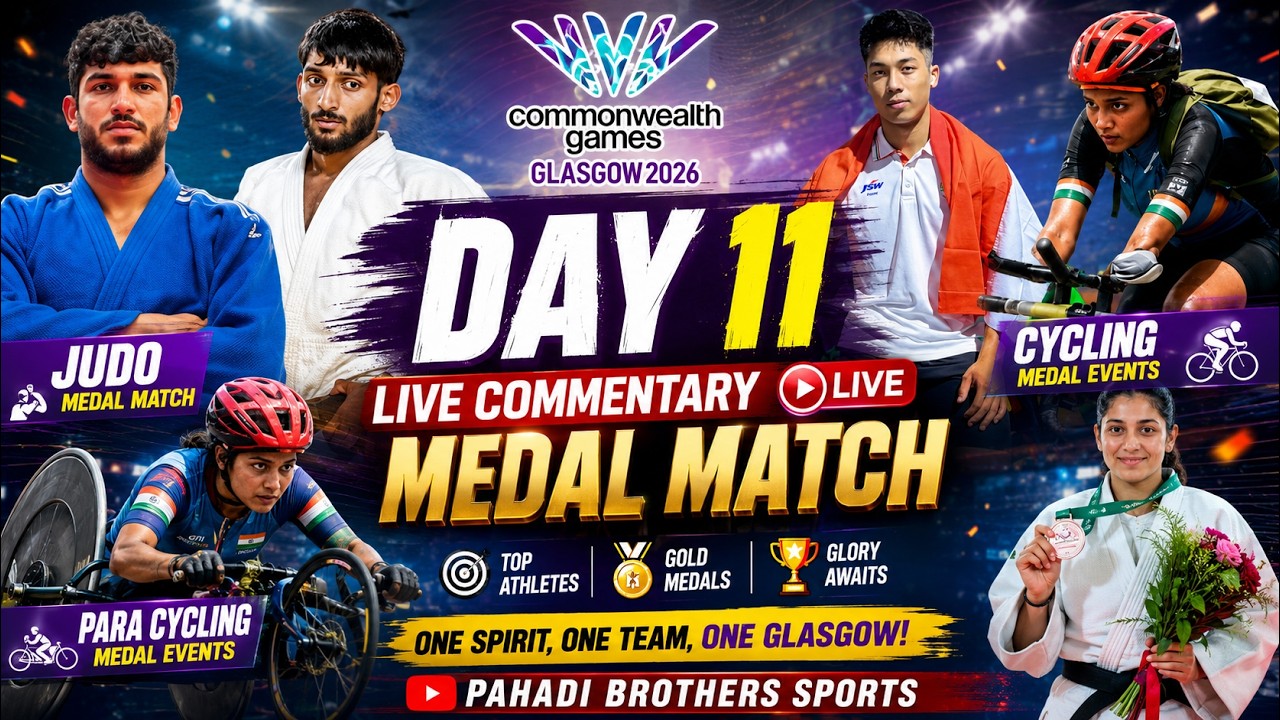 🔴Live : Commonwealth Games 2026 | Cycling medal Matches , para cycling , Judo gold medal match