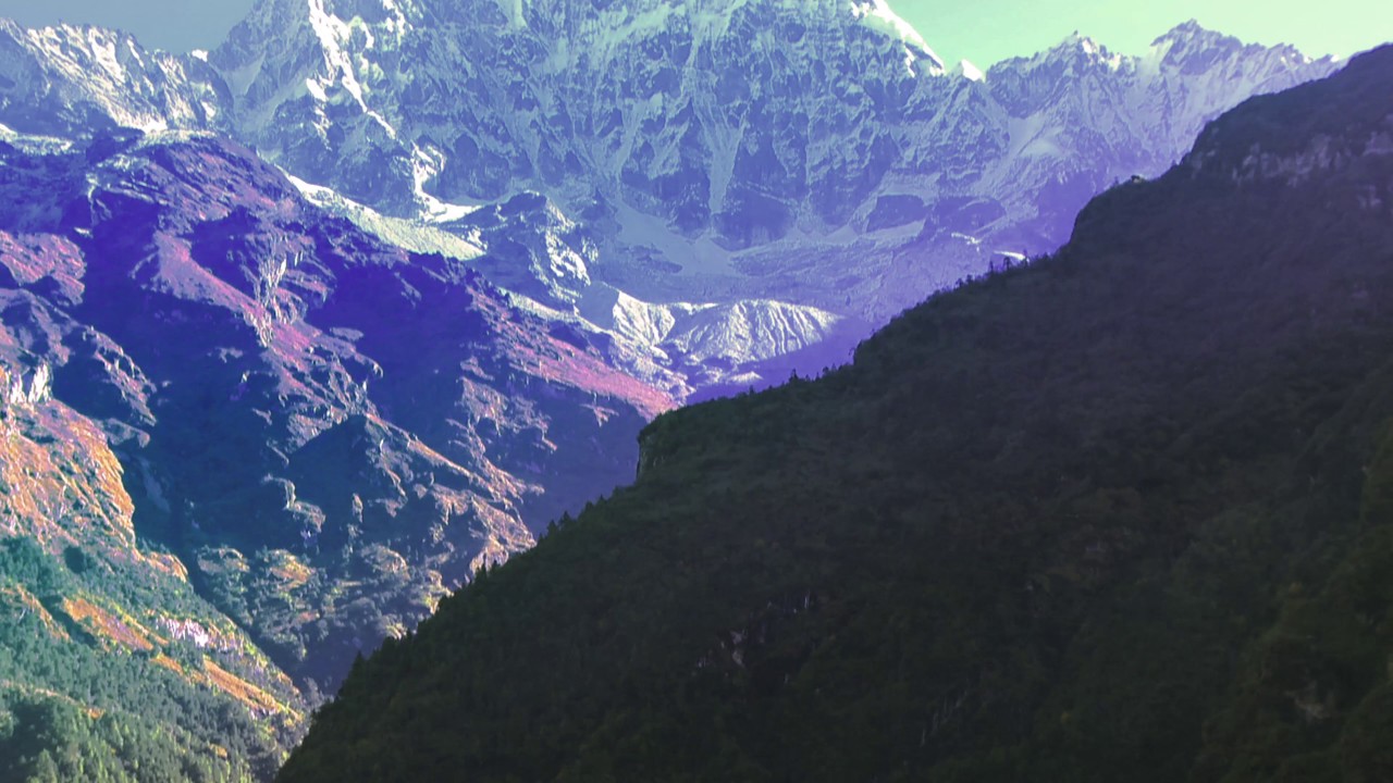Himalayan Peak in Nepal.