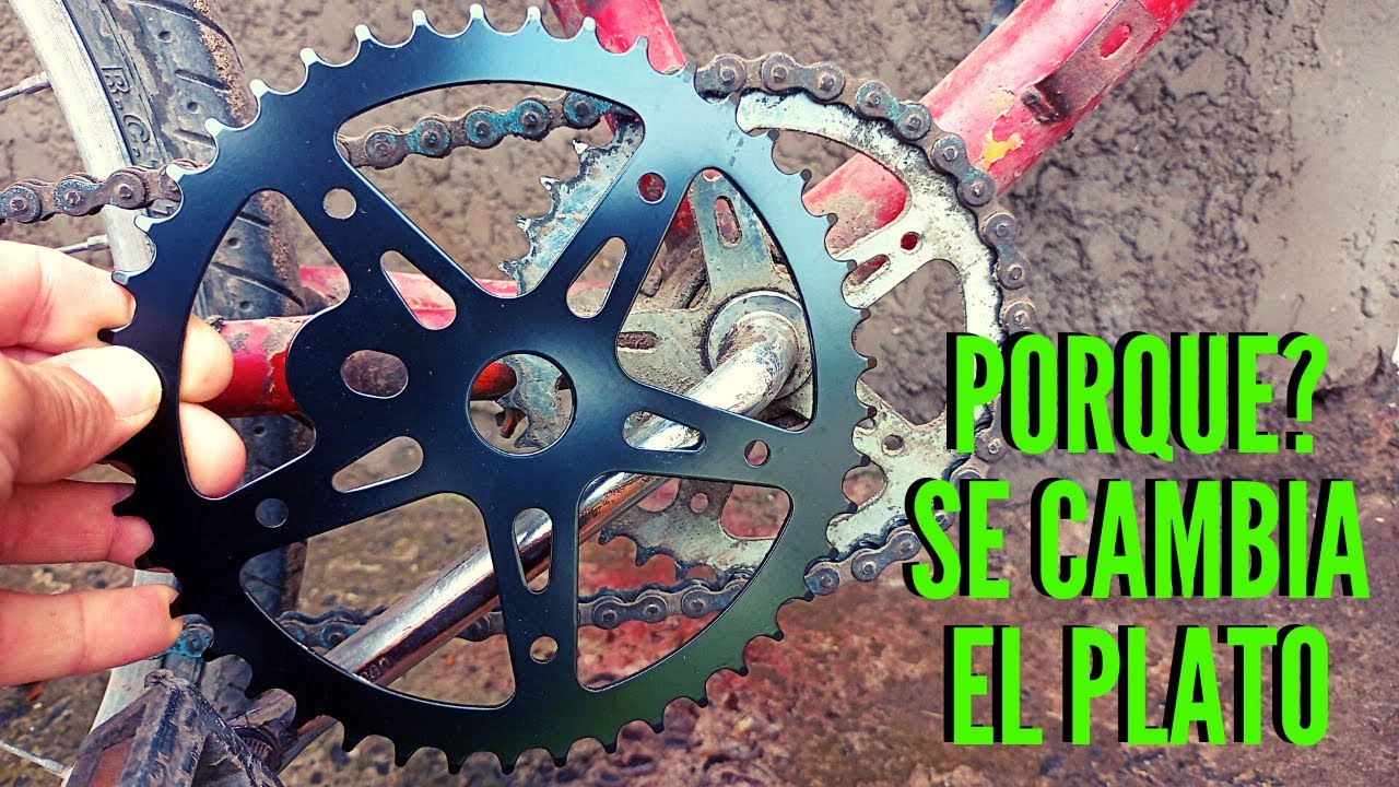 ​❓​ Cómo SACAR el PLATO de una "Bicicleta Playera"