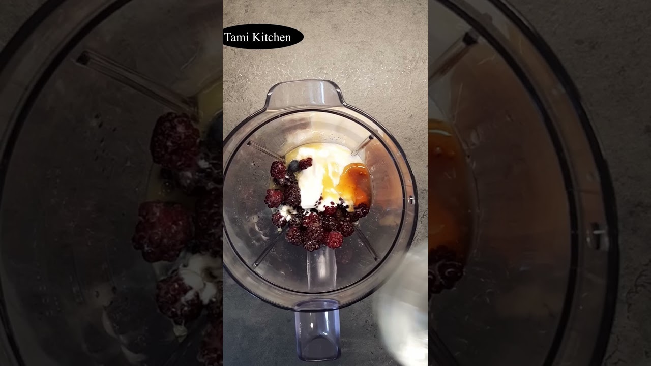 How To Make Blueberry Blackberries Smoothie/Easy/Healthy and Delicious