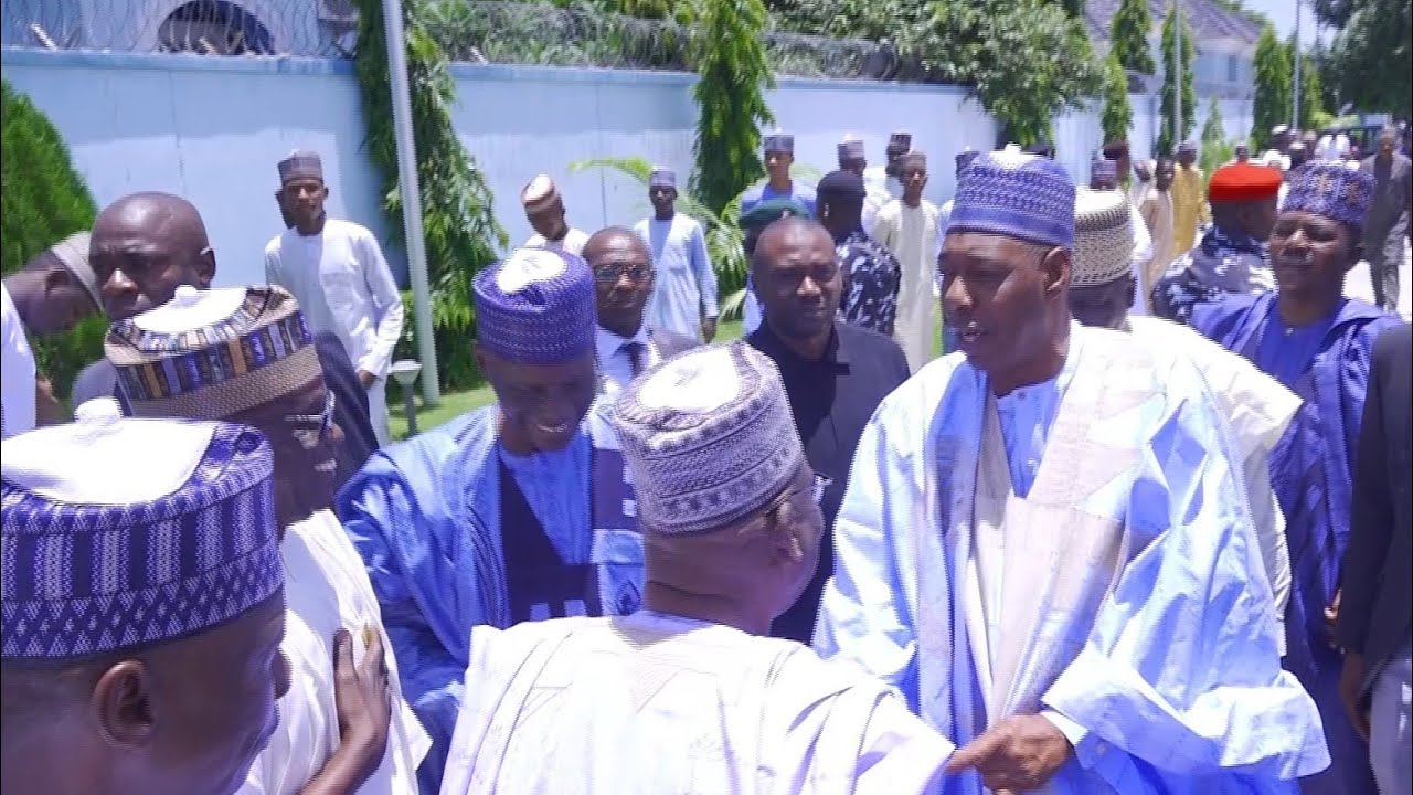 Borno Wedding: Amma & Goni Tie the Knot as Governor Zulum, Senator Monguno, KSL Others Celebrate