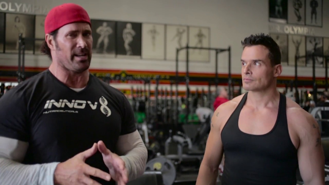 Antonio Sabato Jr. & Mike O'Hearn - Shoulder Day at The Mecca