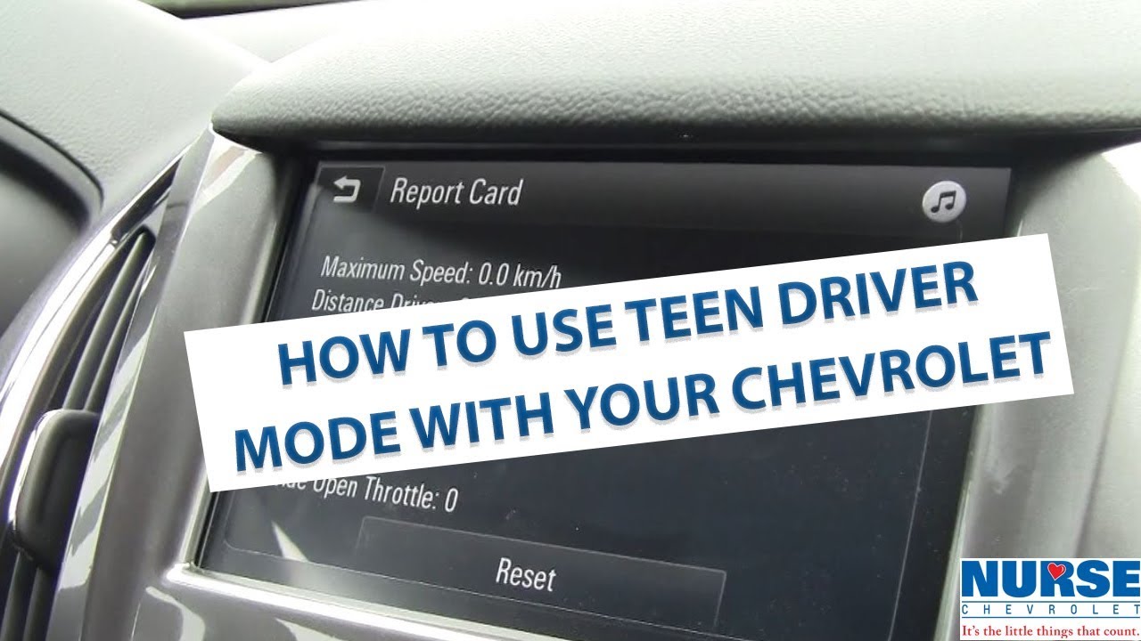 How to use Teen Driver on a Chevrolet