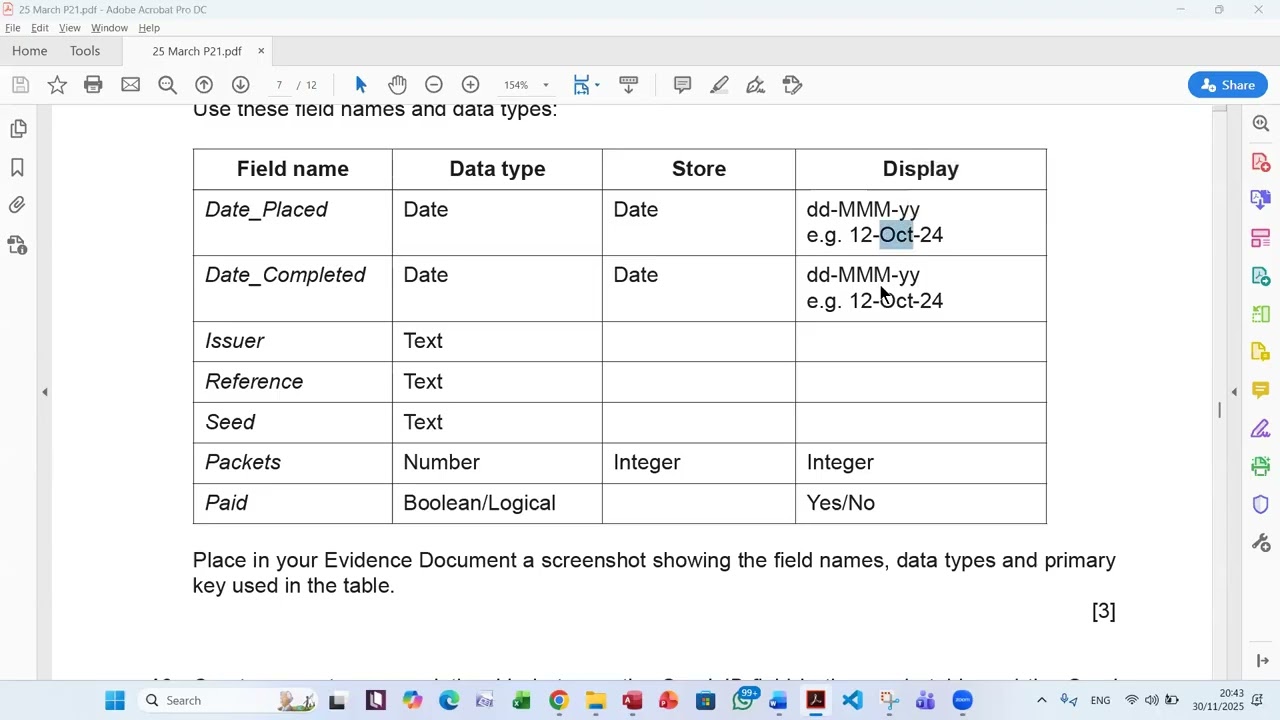 Cambridge ICT Database 25 March P21 Database