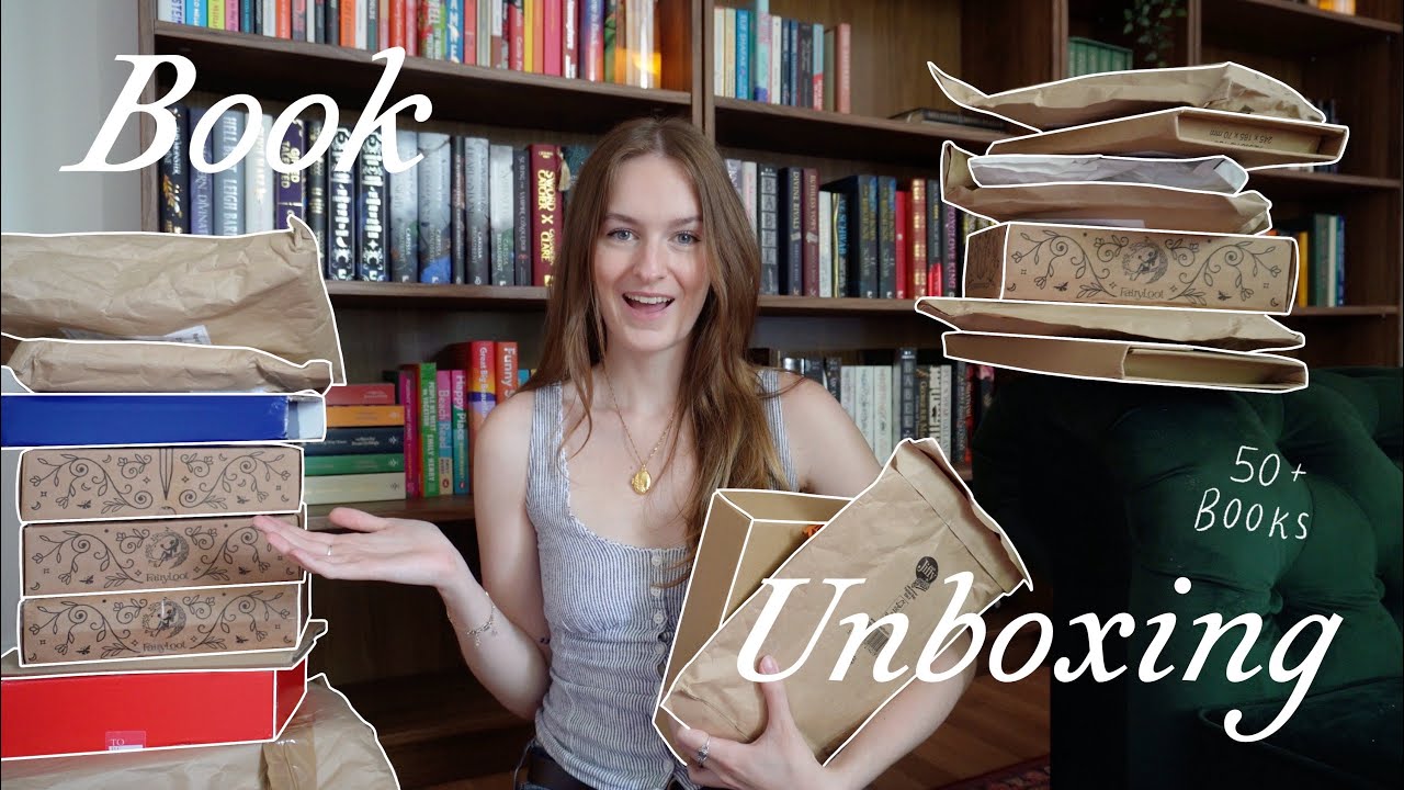 my BIGGEST book unboxing haul ever 📖📦 fairyloot, new releases, publisher mail & special editions