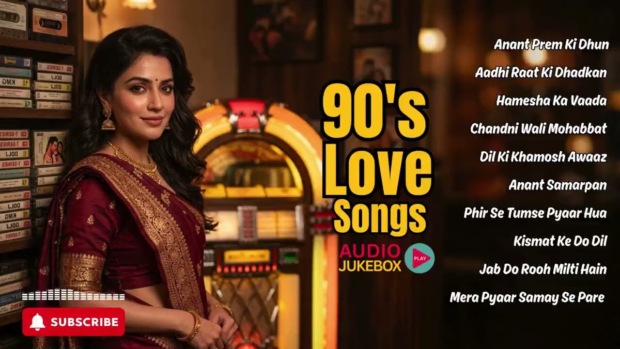 Best 90s Hindi Love Songs Collection 💖 Evergreen Bollywood Romantic Hits Playlist