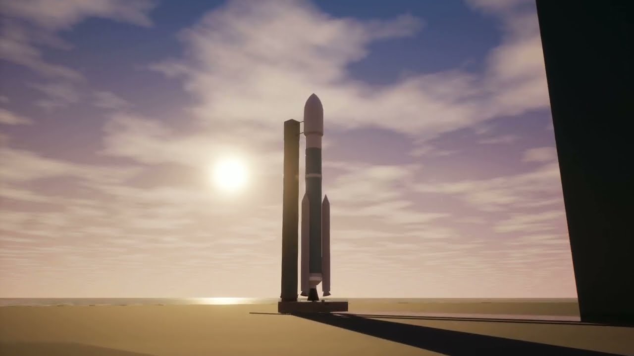 IceSat-2 Delta II Rocket Launch Recreated in Brick Rigs