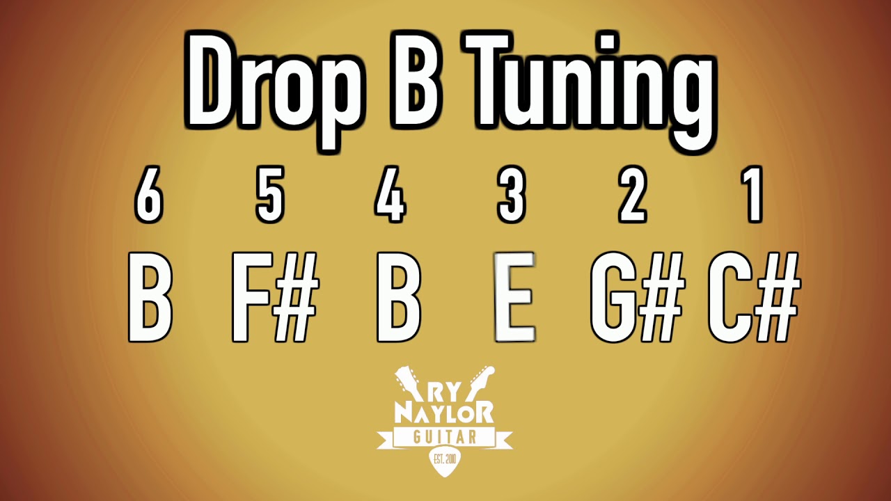 Drop B Guitar Tuning Notes
