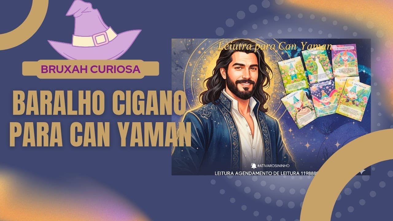 Leitura de Baralho Cigano para Can Yaman! 🧿 🧙
