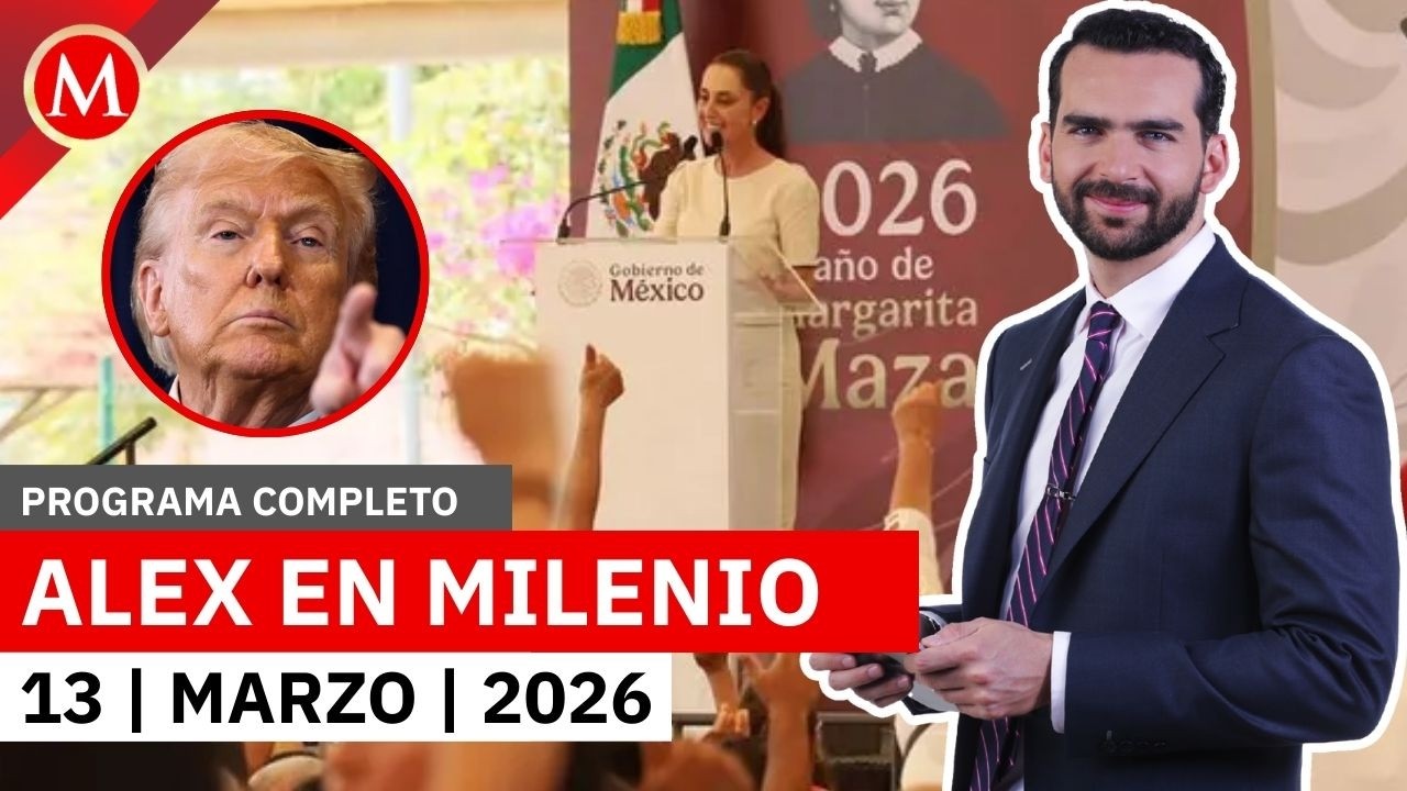 EN VIVO | MILENIO Noticias con Alejandro Domínguez, 13 de marzo de 2026 #alexenmilenio