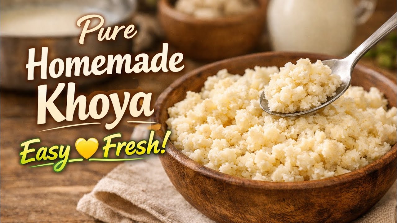 Instant 10 mins homemade khoya