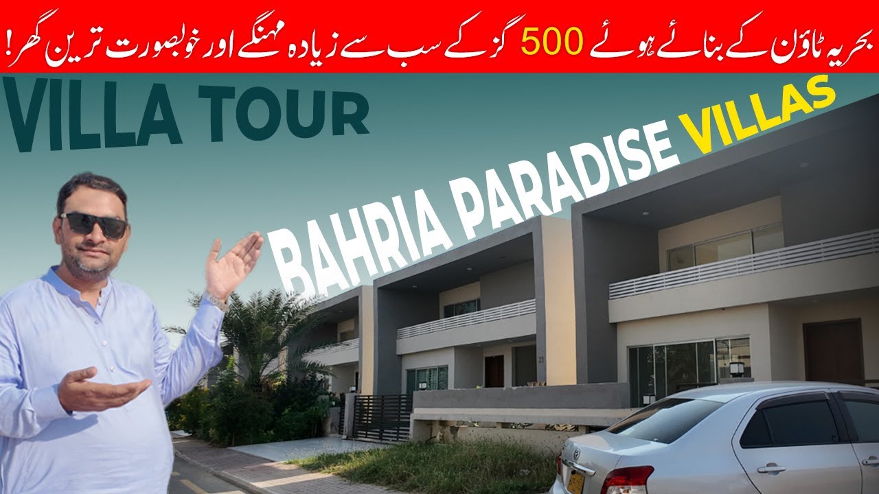 500 Sq. Yard Paradise Villa Tour | Bahria Town Karachi