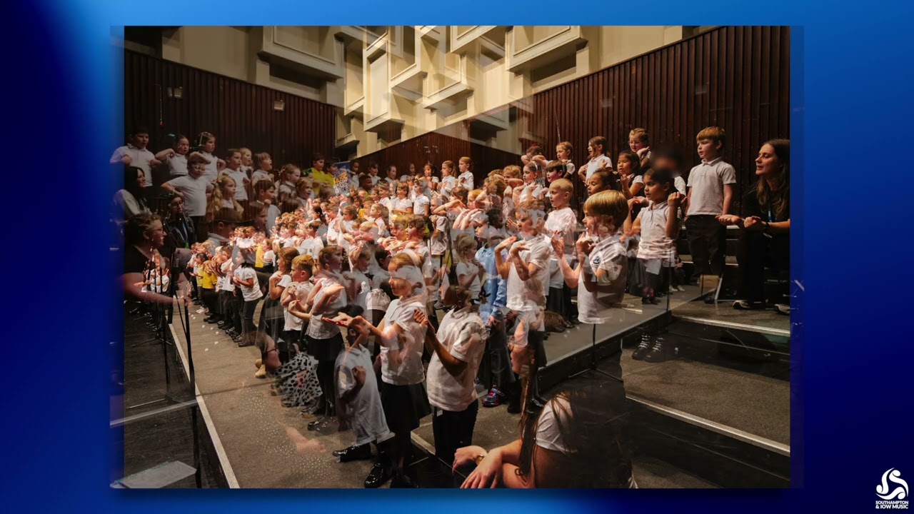 Celebrate! Schools Concert Southampton Guildhall 2025: Massed Choir performs 'The Year of the Horse'