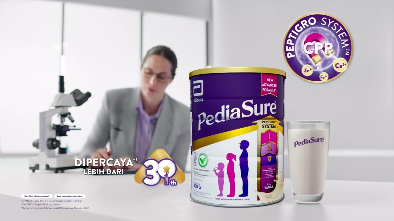 Dukung 2x Growth Improvement! PediaSure Peptigro System Satu-satunya dengan CPP!