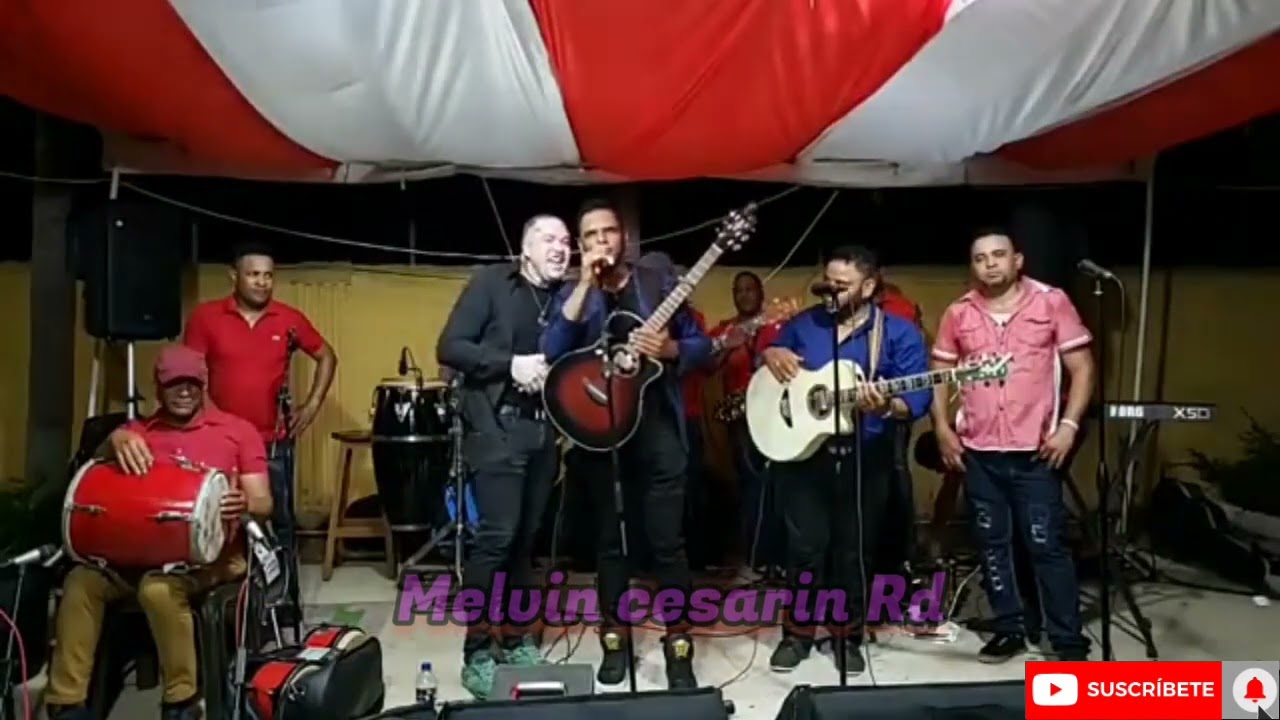 Melvin Cesarin Ft Manny Jhovanny - Luz Maria Y La Mecedora - En Vivo