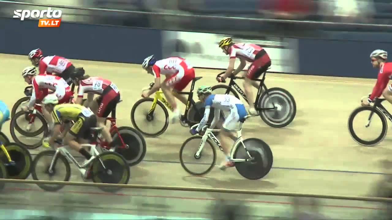 Men's Omnium - Elimination Race - 2015 Panevezys International Track Cycling Event