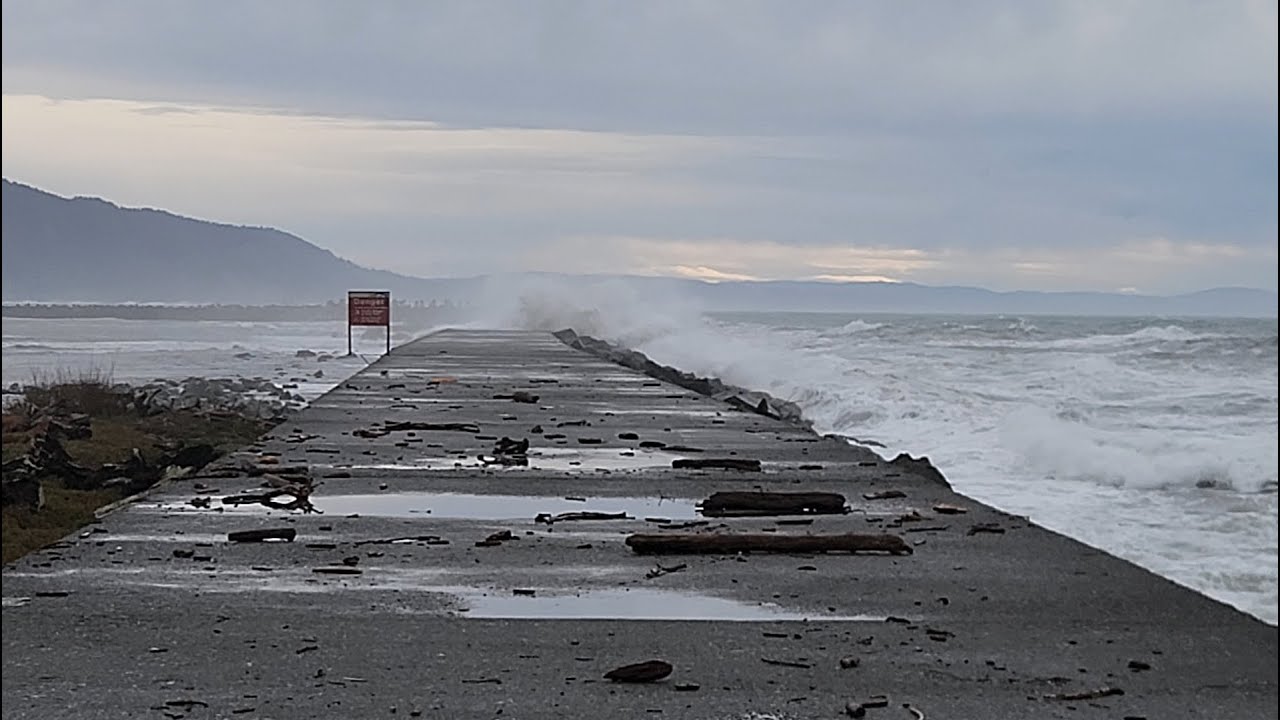 Angry Ocean in Crescent City, Ca on December 23rd 2024