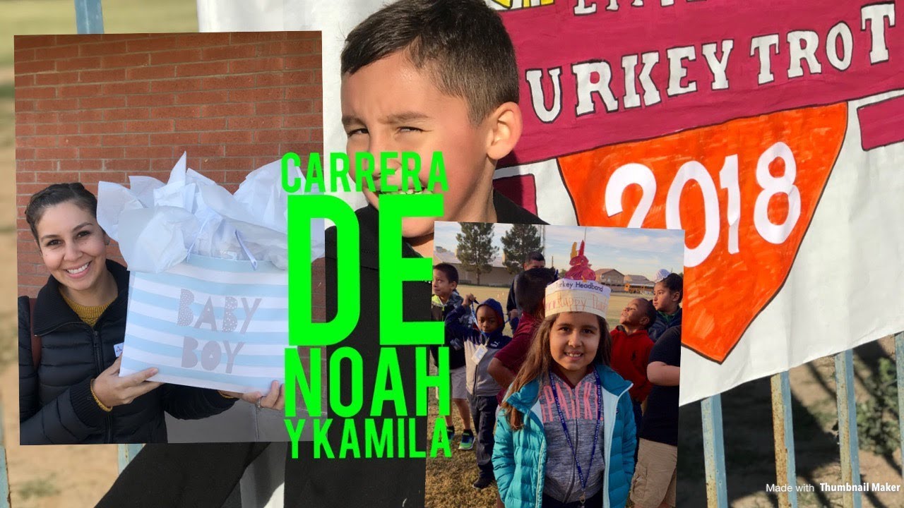 Karla le compro un regalo a la maestra de Noah/Kamila y Noah compitieron en una carrera/Comimos pavo