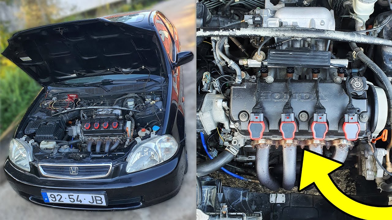 Converti o Honda Civic para BOBINAS INDEPENDENTES 🔥