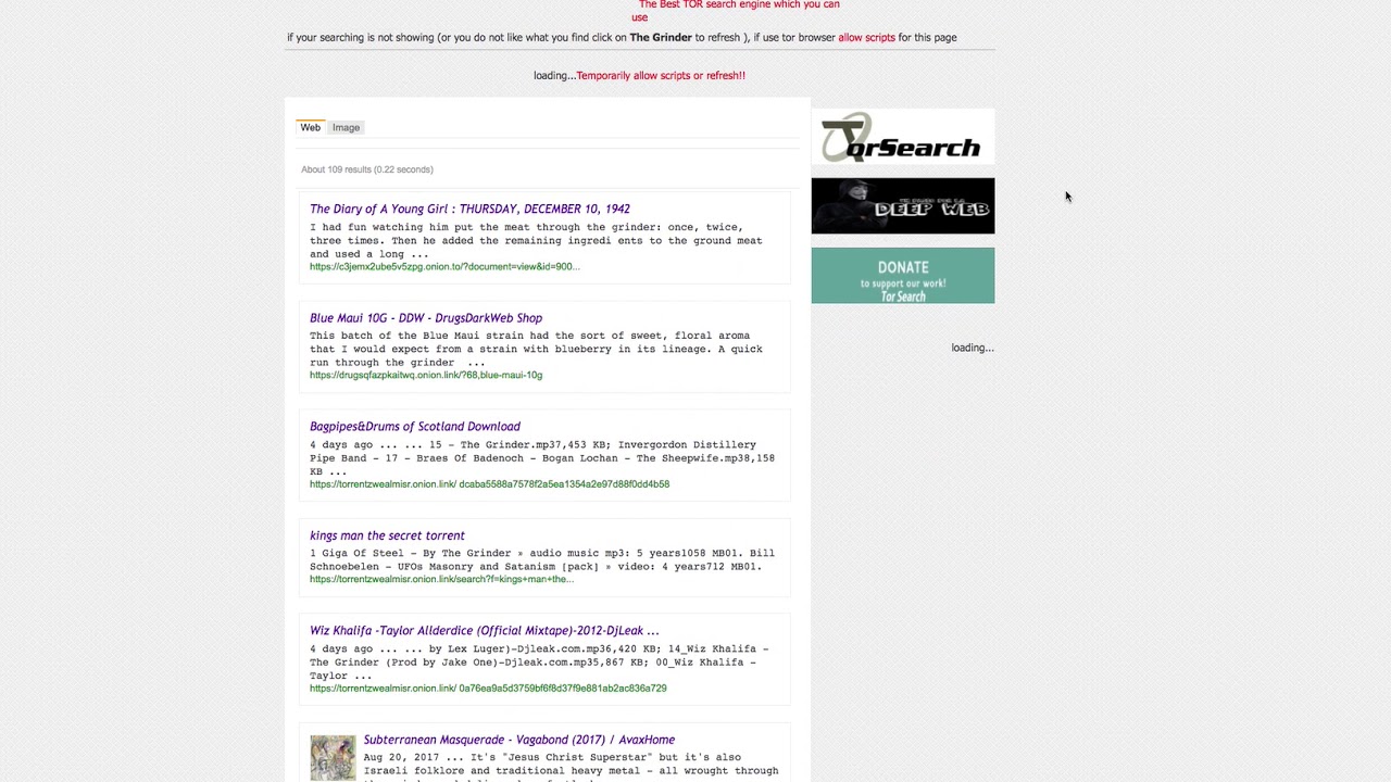 DMCA notice humor - Fox TV The Grinder Org URL 404